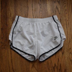 Nike Air Dri-Fit Running Shorts - White with Black trim